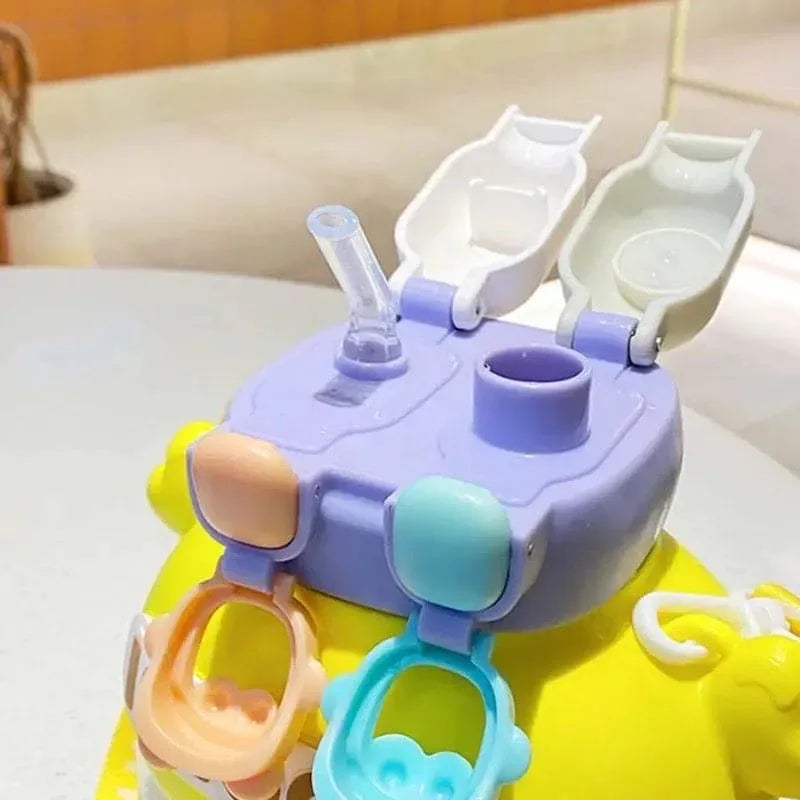 Fun Student Drink Tumbler 1200ml with Straw - Clarify.pk