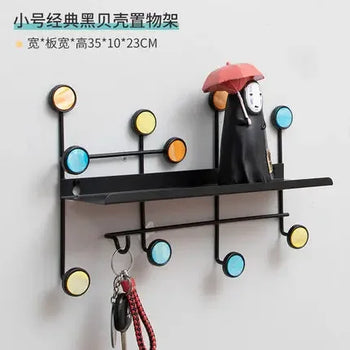 Iron Art Key Holder for Home with Shelf - Clarify.pk