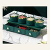 Luxury Double-Tier Spice Jar Organizer