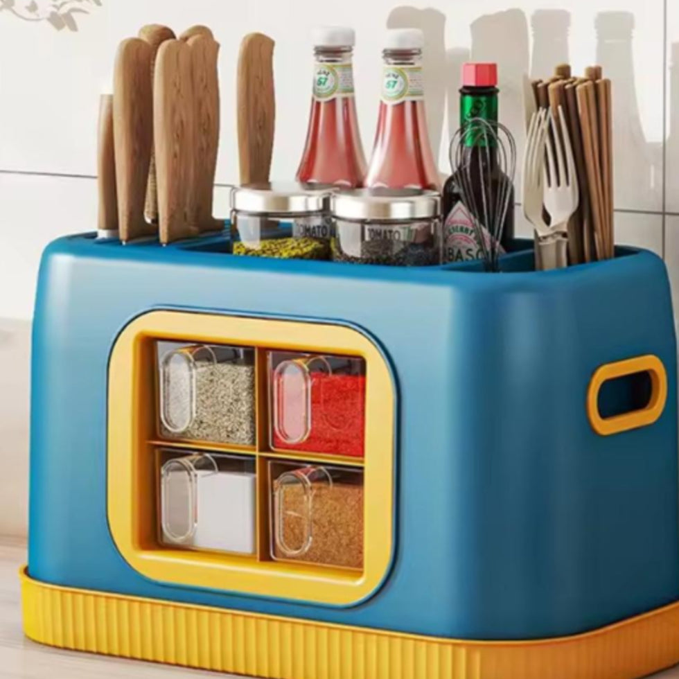 Multipurpose Spice & Cutlery Organizer