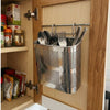 Cabinet-Hanging Steel Cutlery Holder
