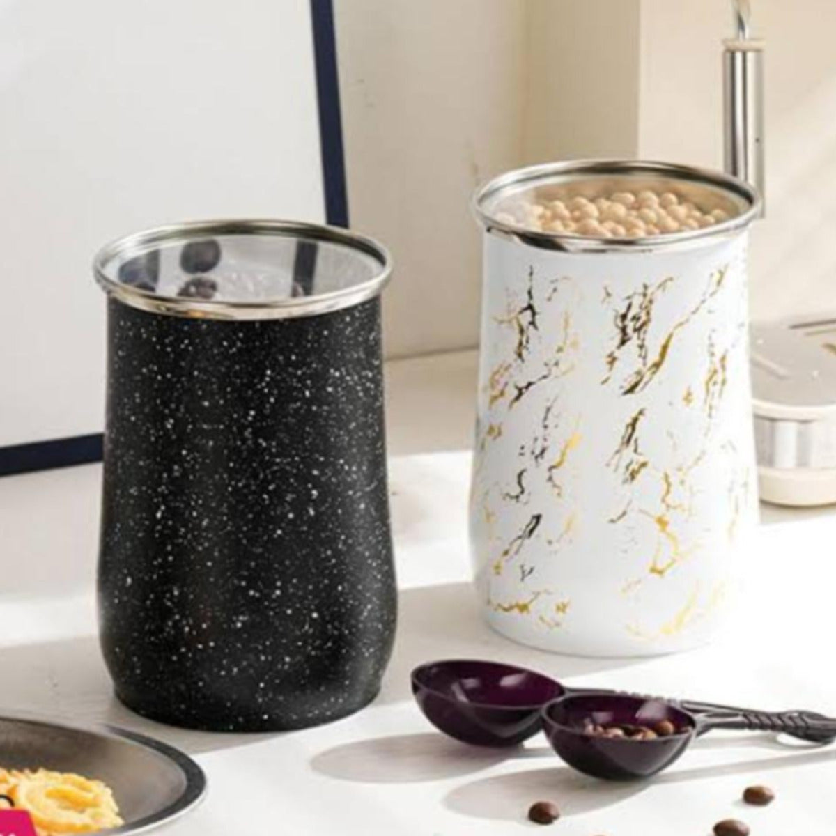 Iron Storage Jar with Glass Lid – 1000ml