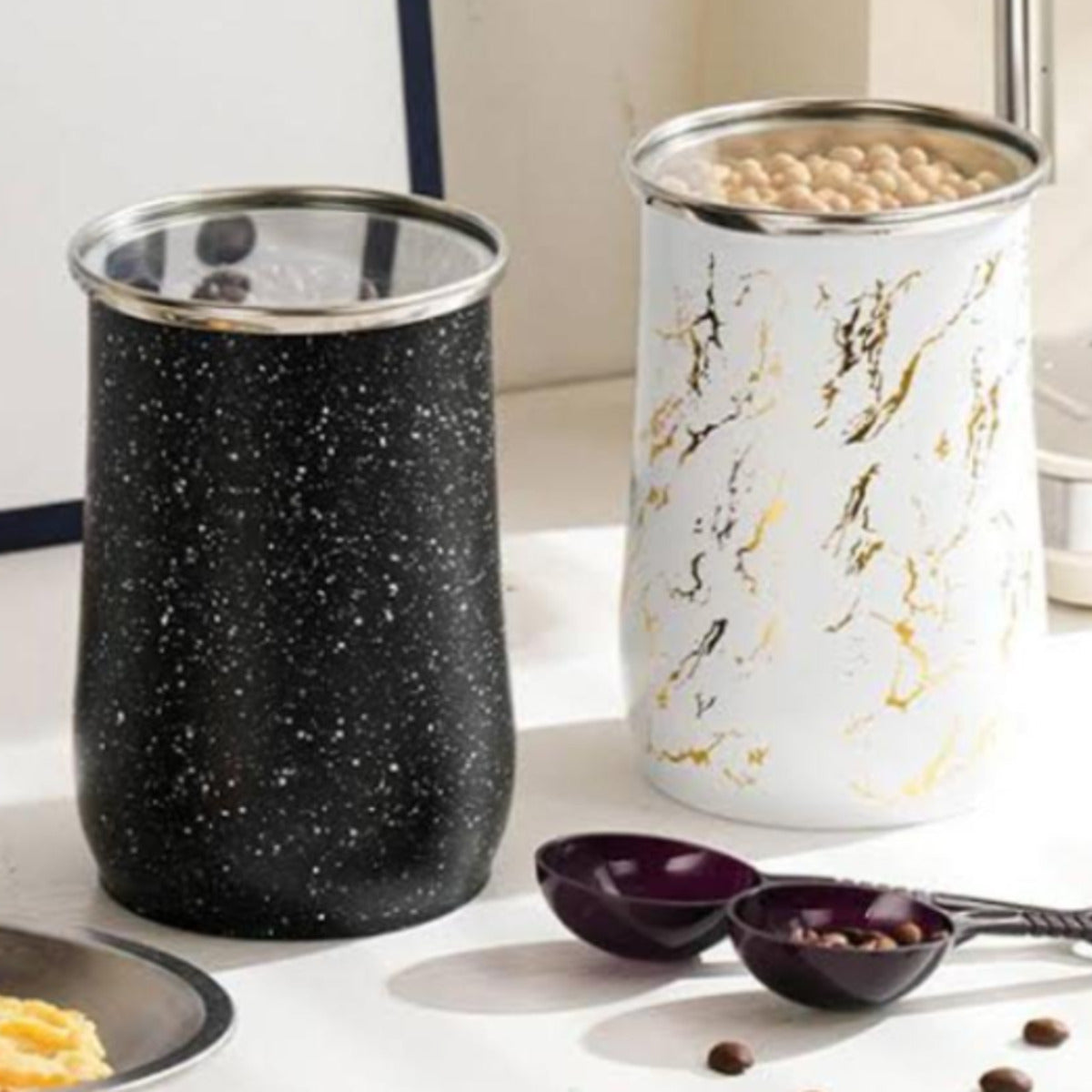 Iron Storage Jar with Glass Lid – 1000ml