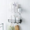 Japanese Style Bathroom Rack with Hooks - Wall Mounted - Clarify.pk