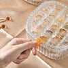3 Layer Jewelry Storage Case - Clear Organizer