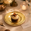 Golden Juliana Style Dinner Plate Collection