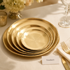 Golden Juliana Style Dinner Plate Collection