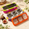 Stainless Steel Lunch Box with Cutlery for Work & School