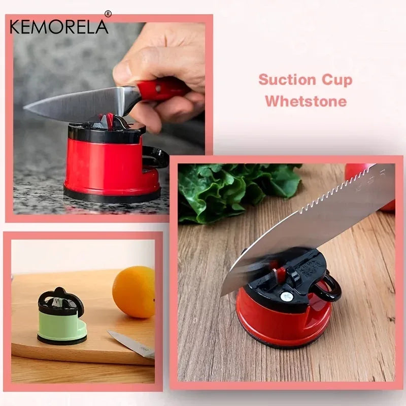 Kemorela Fine Iron Knife Sharpener with Suction Base - Clarify.pk