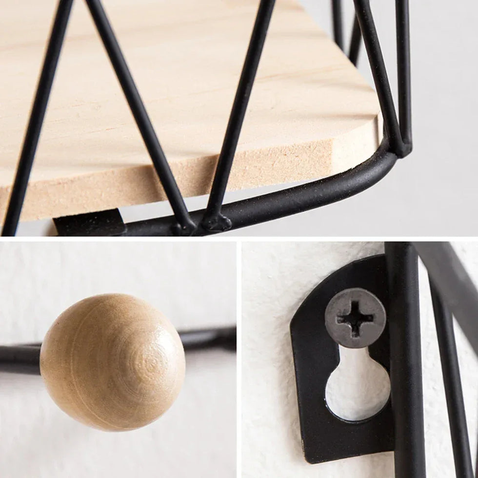 Key Holder Wall Rack with Hooks - Stylish & Durable