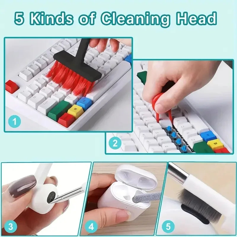 5 in 1 Keyboard Cleaning Brush Kit for Deep Cleaning