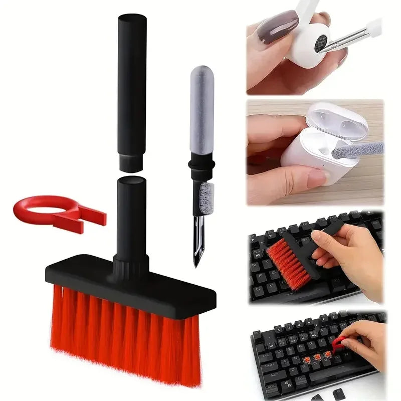 5 in 1 Keyboard Cleaning Brush Kit for Deep Cleaning - Clarify.pk