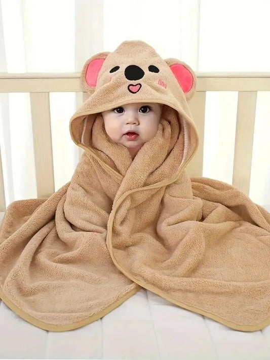 Kids Hooded Bathrobe Animal Design Cozy & Cute - Clarify.pk