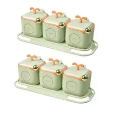 3 Piece Spice Container Set for Kitchen