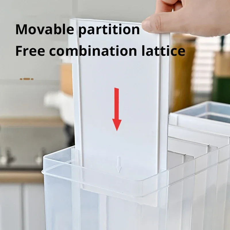 6 in 1 Rice Dispenser with Multi-Compartment Storage - Clarify.pk