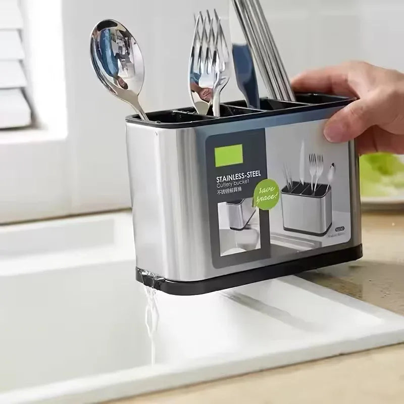 Stainless Steel Kitchen Cutlery Organizer