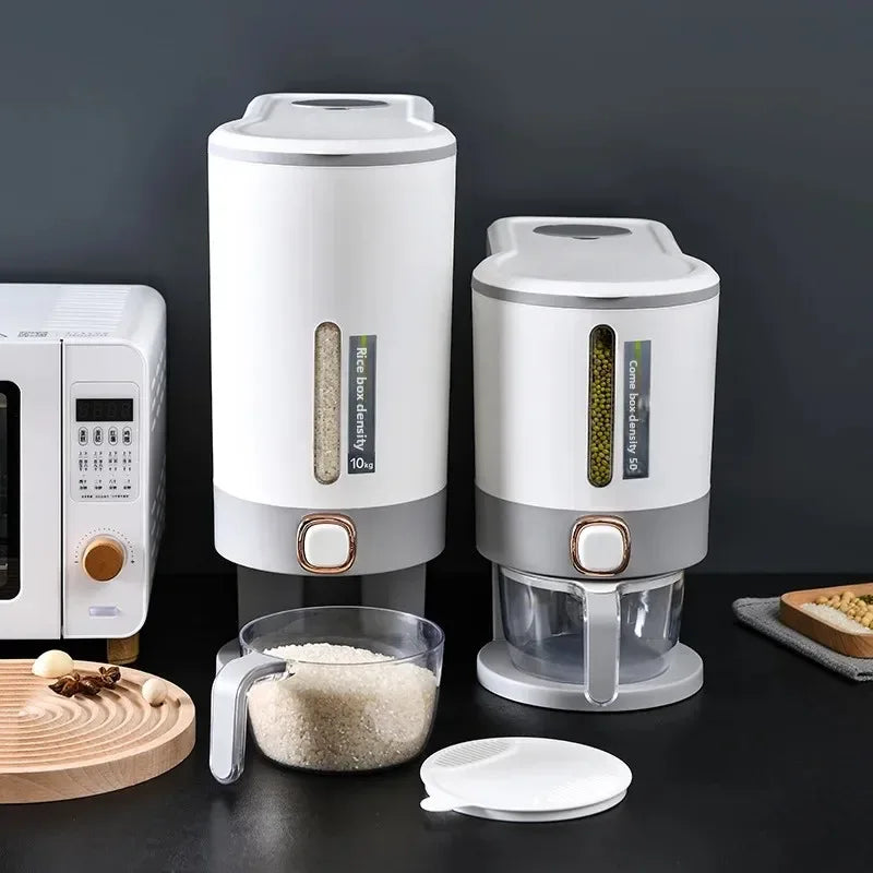 Kitchen Grain Dispenser with Easy Pour Design