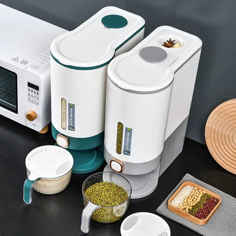 Kitchen Grain Dispenser with Easy Pour Design