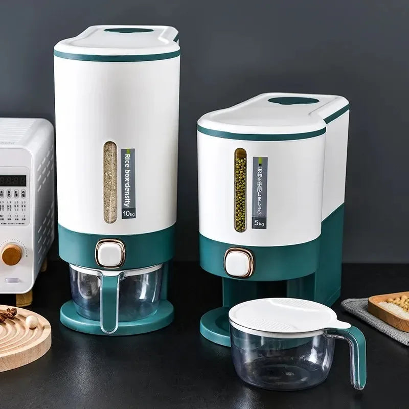 Kitchen Grain Dispenser with Easy Pour Design