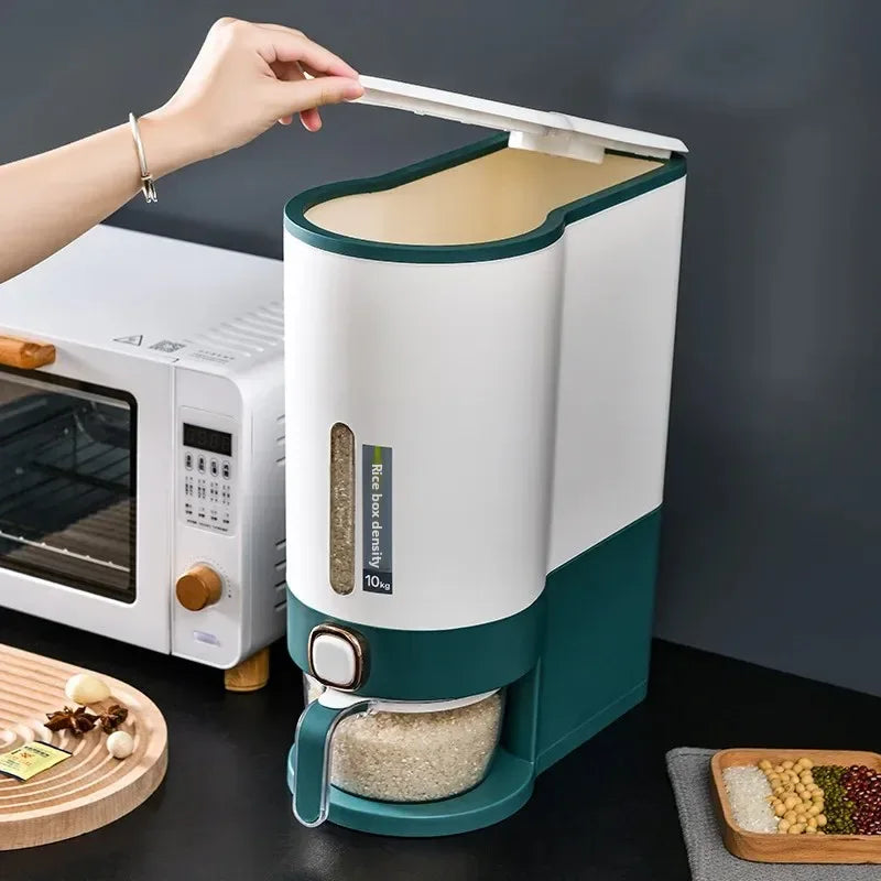 Kitchen Grain Dispenser with Easy Pour Design