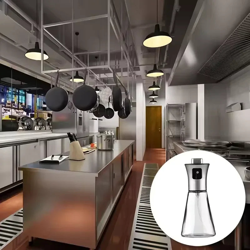 Kitchen Oil Sprayer for Cooking & Spice Shaker