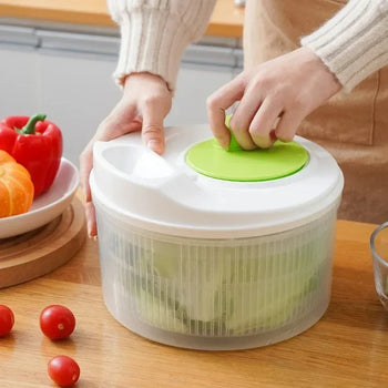 Multifunctional lettuce drain basket - Quick Spin - Clarify.pk