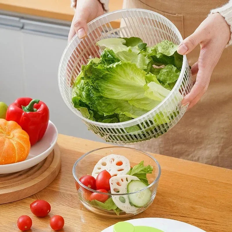 Multifunctional lettuce drain basket - Quick Spin
