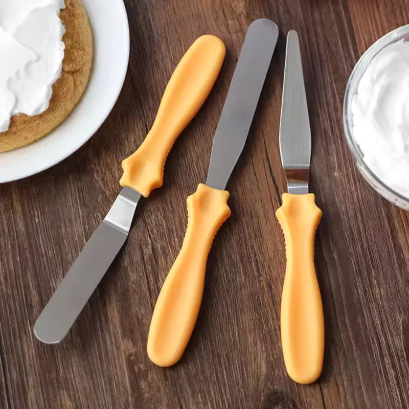 Cake Spatula 3 Piece Set - Durable Kitchen Tool