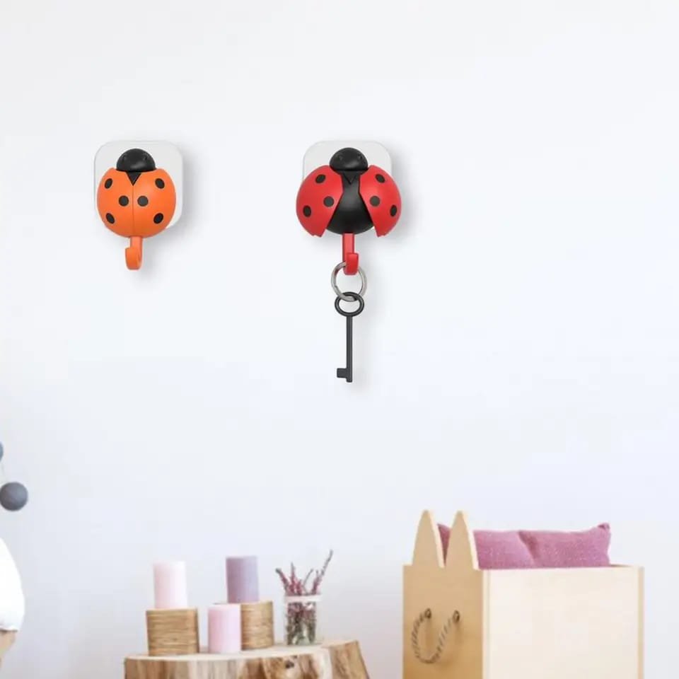 Ladybug Magic Seamless Wall Mount Hooks