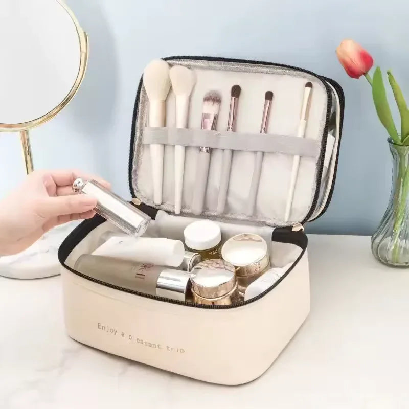 Large Capacity Makeup Organizer Travel Bag
