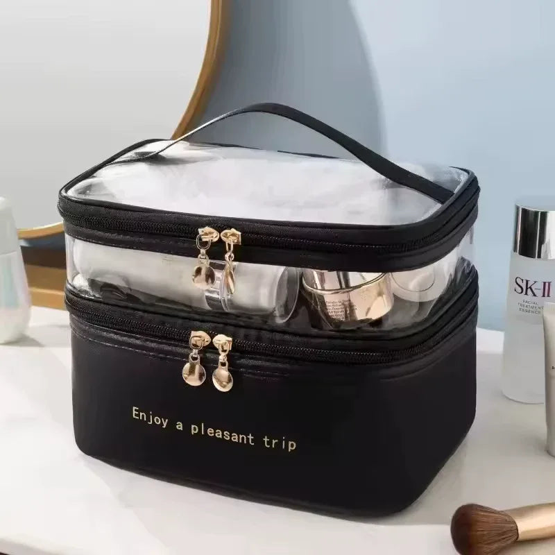 Large Capacity Makeup Organizer Travel Bag