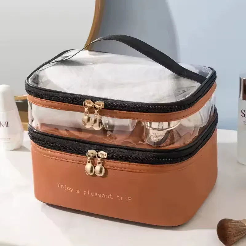 Large Capacity Makeup Organizer Travel Bag