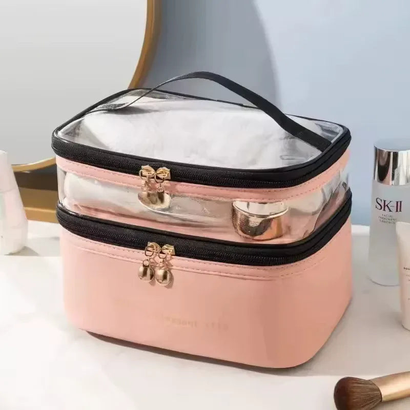 Large Capacity Makeup Organizer Travel Bag - Clarify.pk