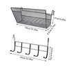 Large Capacity Metal Basket for Bed Storage - Clarify.pk