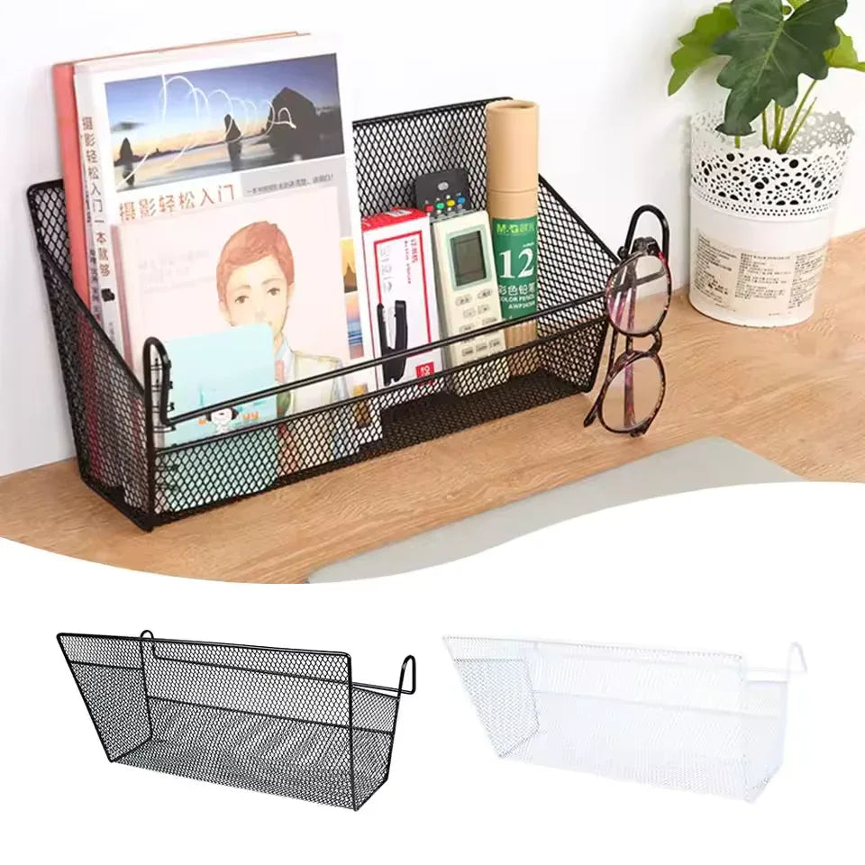 Large Capacity Metal Basket for Bed Storage