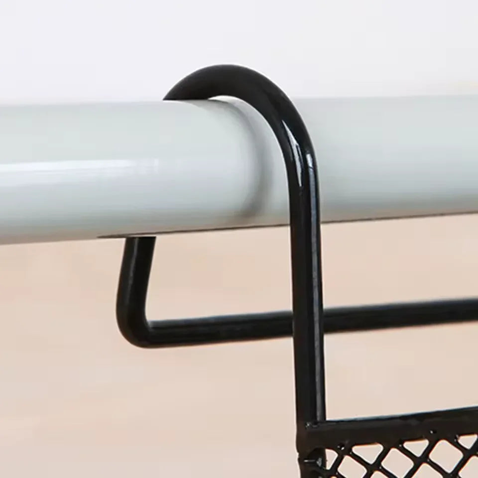 Large Capacity Metal Basket for Bed Storage