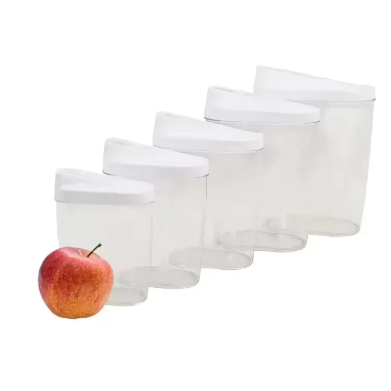 5 Pieces Set Large Capacity Storage Jars for Pantry - Airtight Set