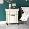 Premium Laundry Basket with Wheels - Stylish & Portable - Clarify.pk