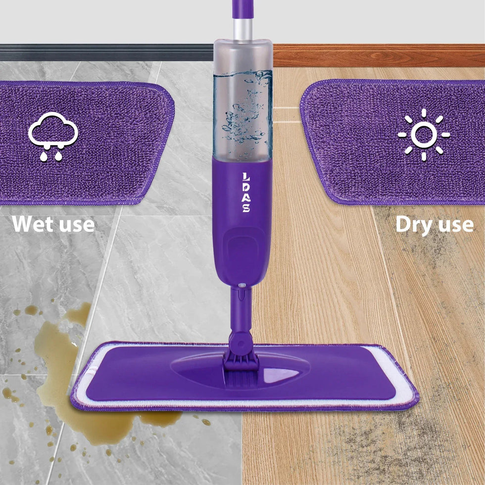 Spray Mop for Tiles and Wood Floors - Dual Use - Clarify.pk