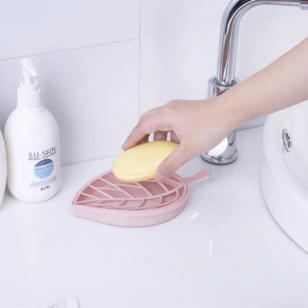 Leaf Shape Soap Dish – Stylish & Durable Holder