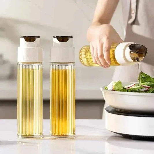 Leak-Proof Glass Oil Jar for Kitchen Use - Clarify.pk