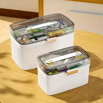 Leakproof First Aid Kit Box - Durable Storage - Clarify.pk