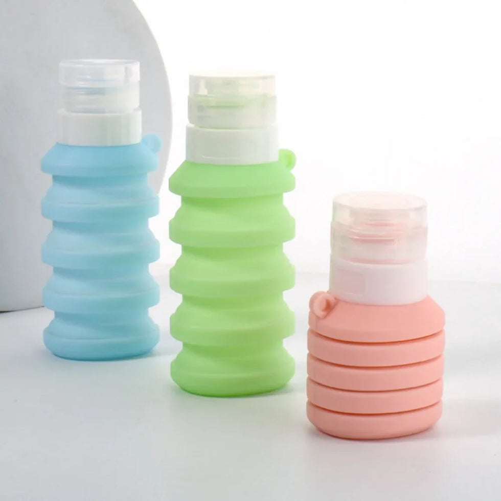 Leakproof Refillable Shampoo Bottle - Portable - Clarify.pk