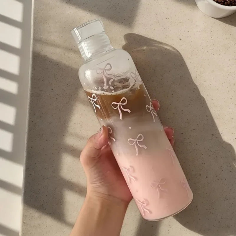 Leakproof Sport Water Bottle with Time Marker - Clarify.pk