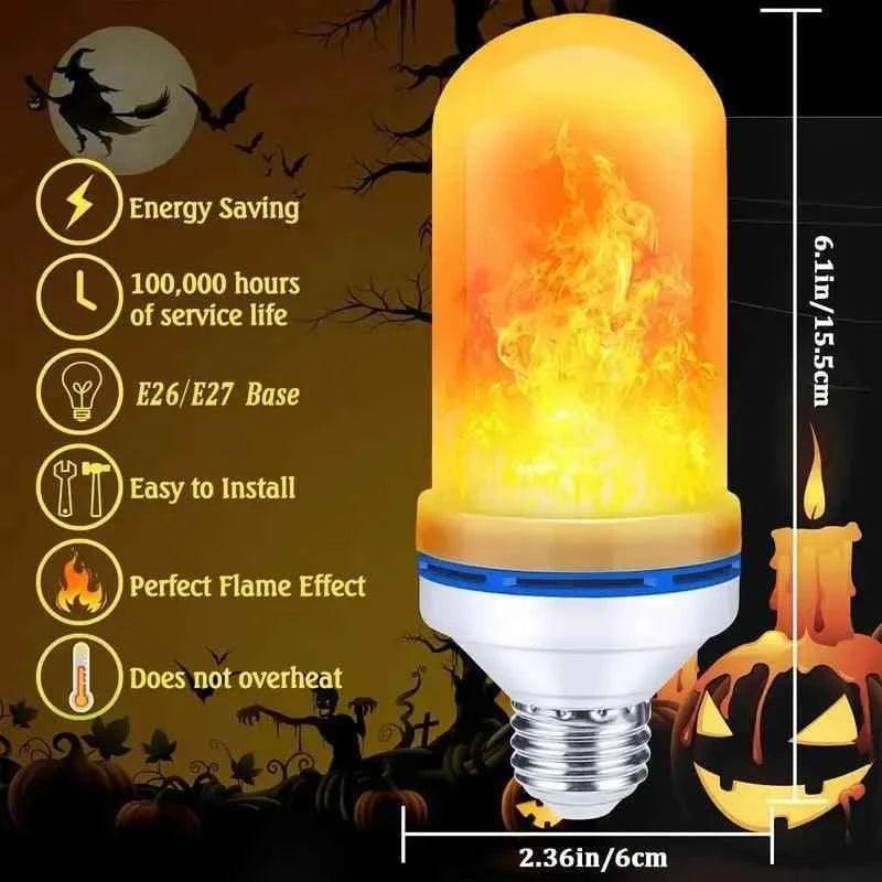 LED Flame Effect Bulb for Cozy Lighting