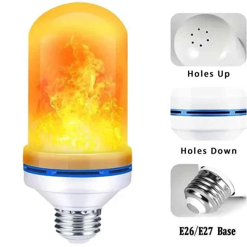 LED Flame Effect Bulb for Cozy Lighting - Clarify.pk