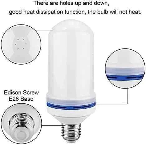 LED Flame Effect Bulb for Cozy Lighting