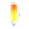 USB LED Flame Effect Night Light - Clarify.pk