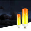 USB LED Flame Effect Night Light - Clarify.pk