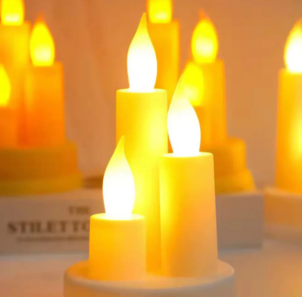 LED Flameless Candle for Home Decor Set - Clarify.pk